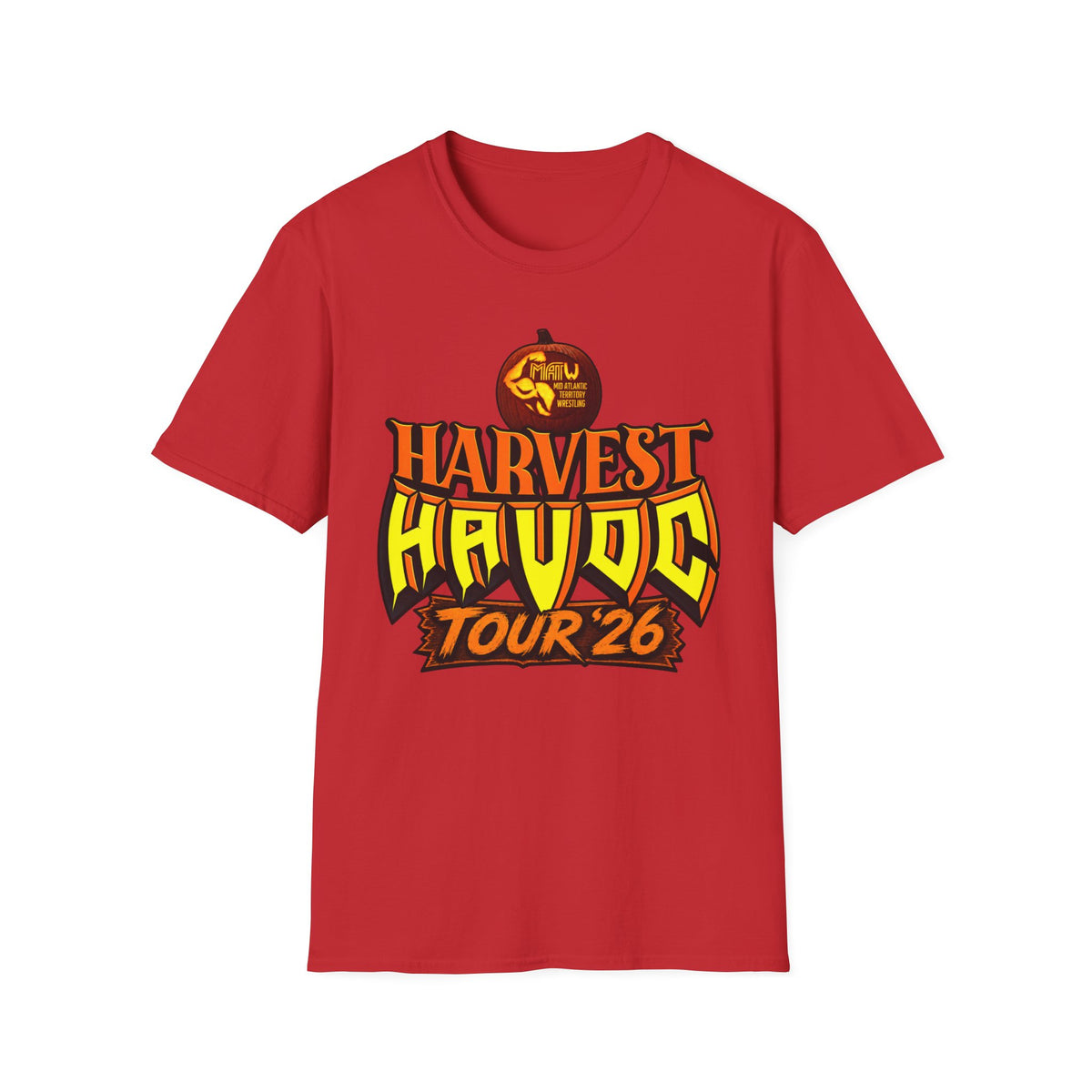 Harvest Havoc Tour '26 T-Shirt — Halloween Fall Concert Band Tee