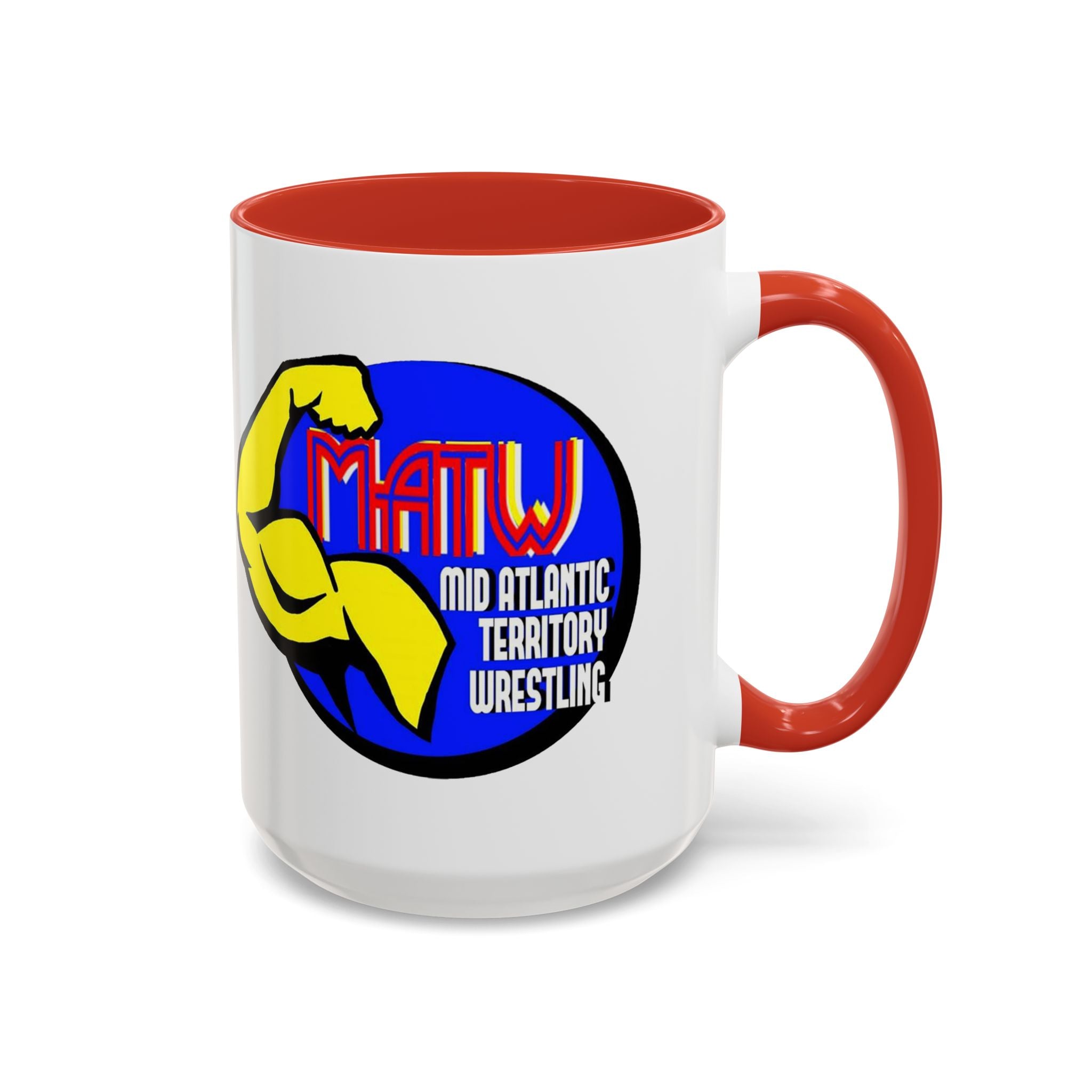 Mid Atlantic Territory Wrestling Coffee Mug – MATW Logo Accent Mug (11/15oz)