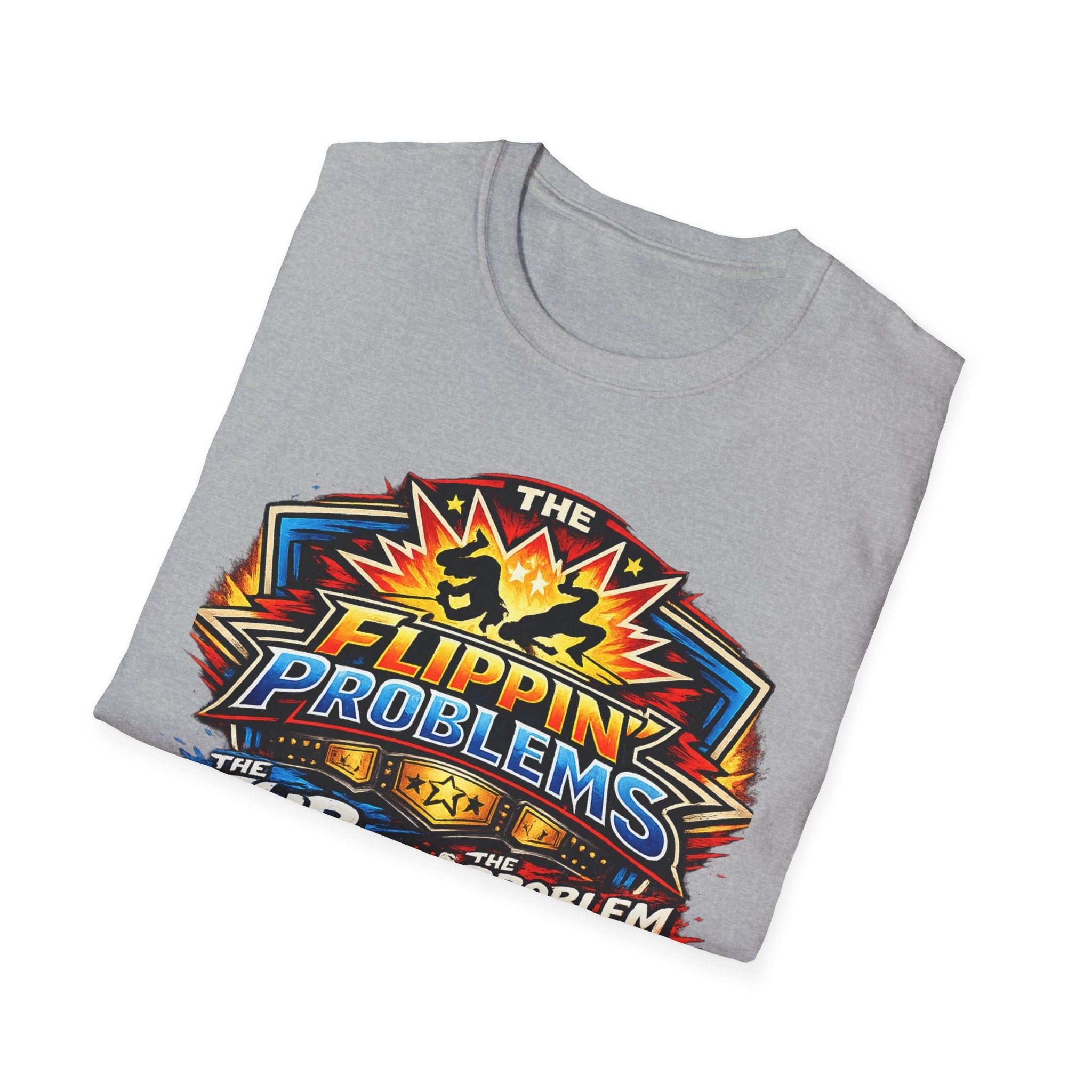 Flip Problems Graphic T-Shirt — "Flip Problem Child" Retro Gamer Design