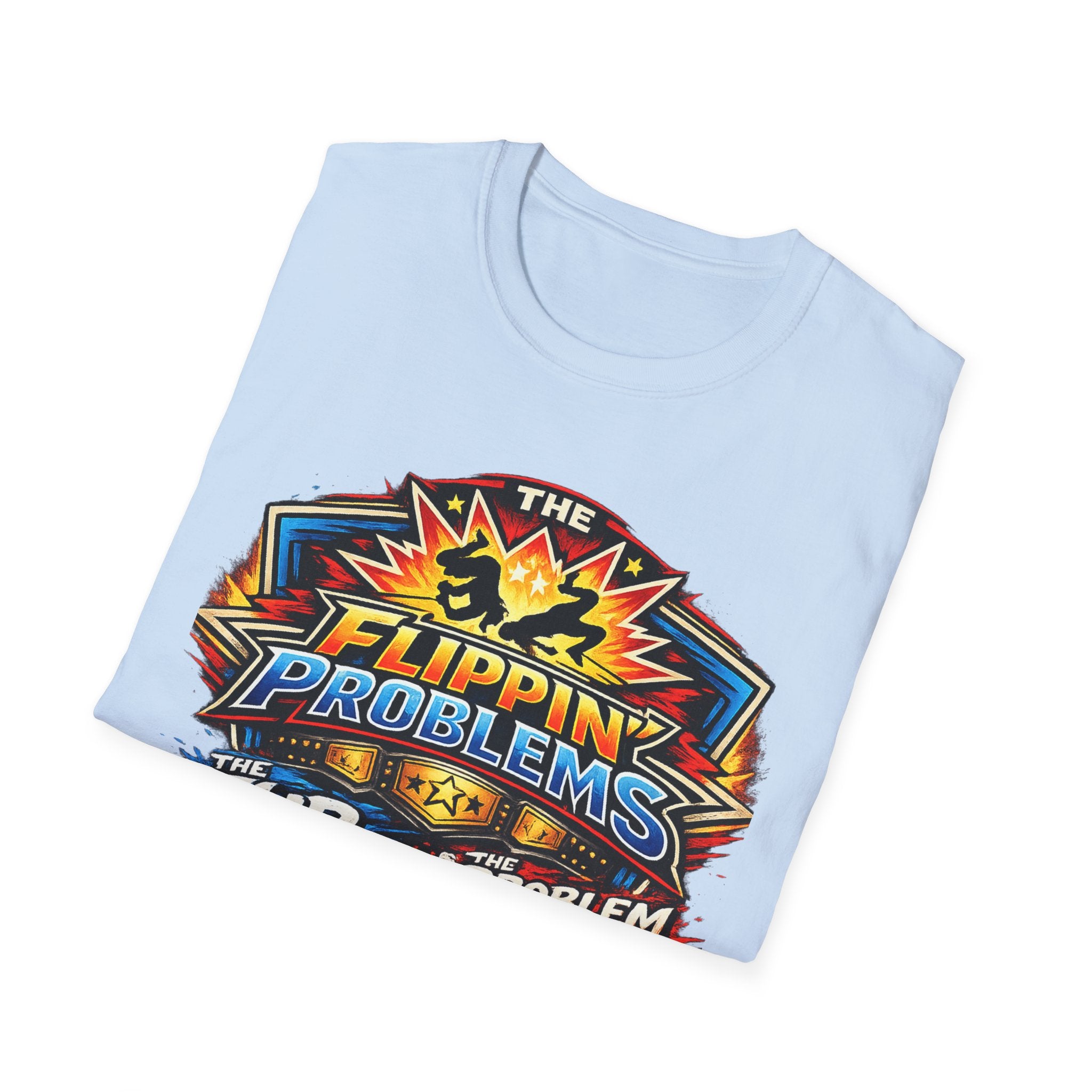 Flip Problems Graphic T-Shirt — "Flip Problem Child" Retro Gamer Design