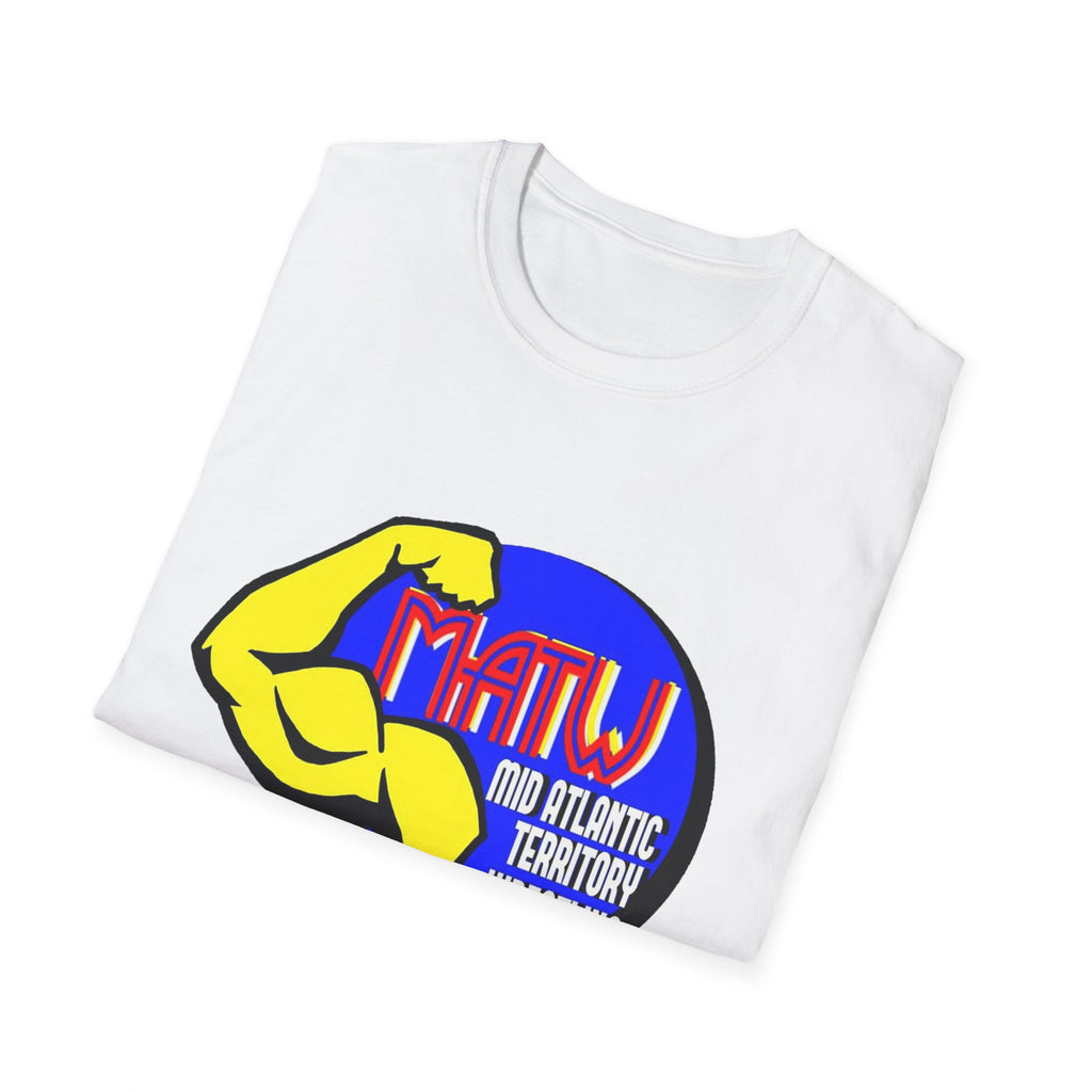 Mid Atlantic Territory Wrestling T-Shirt — MATW Retro Muscle Logo Tee