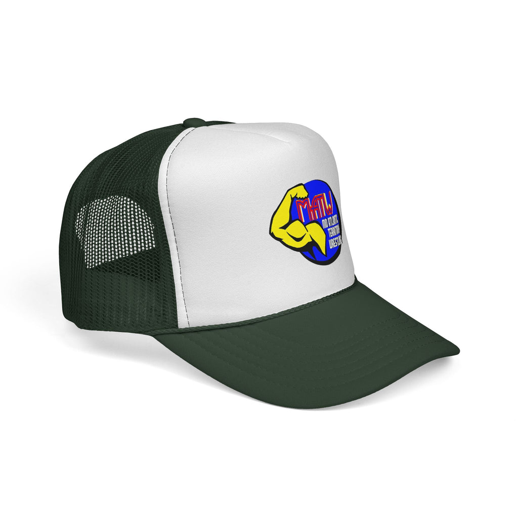 Trucker Cap — Retro Strong Arm Logo Mesh Hat