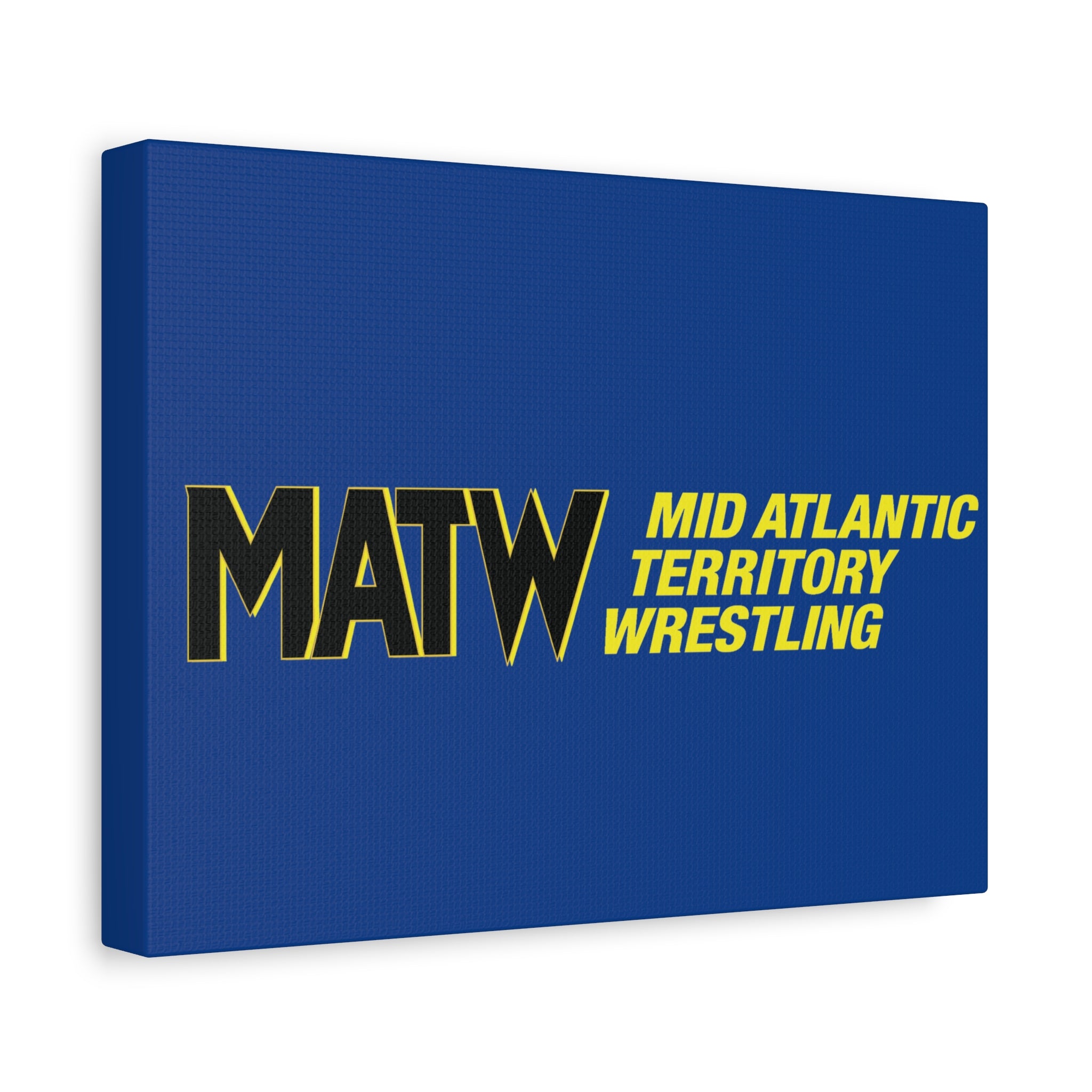 Mid Atlantic Territory Wrestling (MATW) Matte Canvas Wall Art