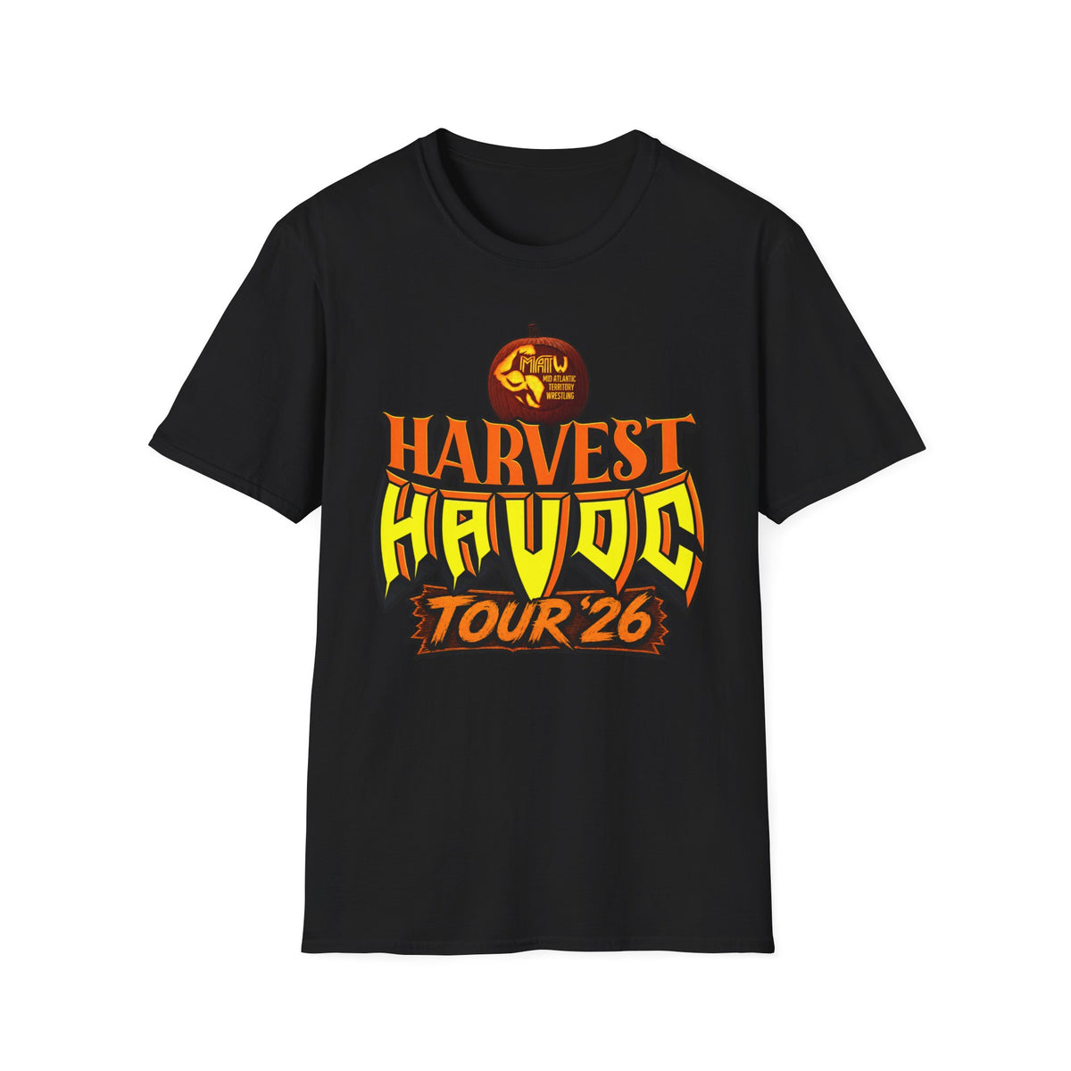 Harvest Havoc Tour '26 T-Shirt — Halloween Fall Concert Band Tee
