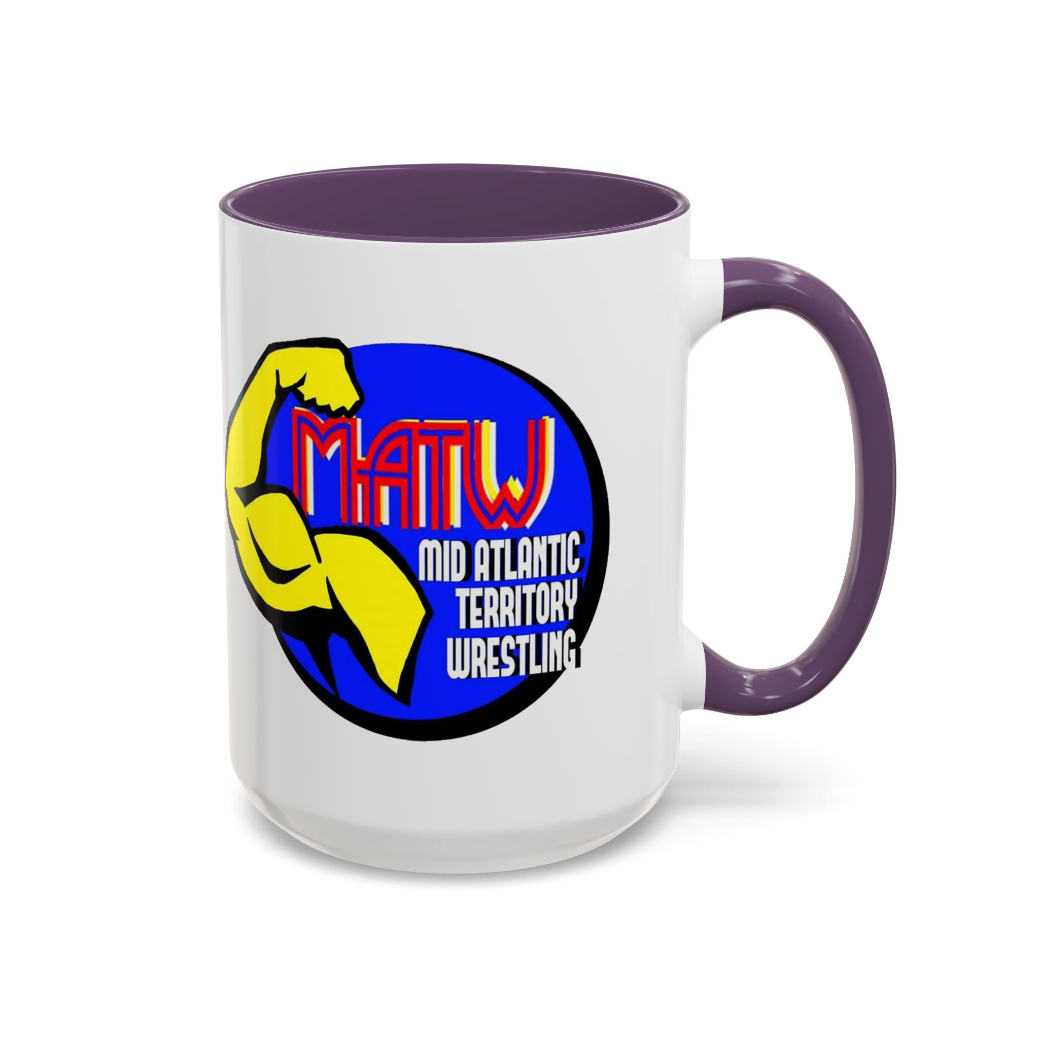 Mid Atlantic Territory Wrestling Coffee Mug – MATW Logo Accent Mug (11/15oz)