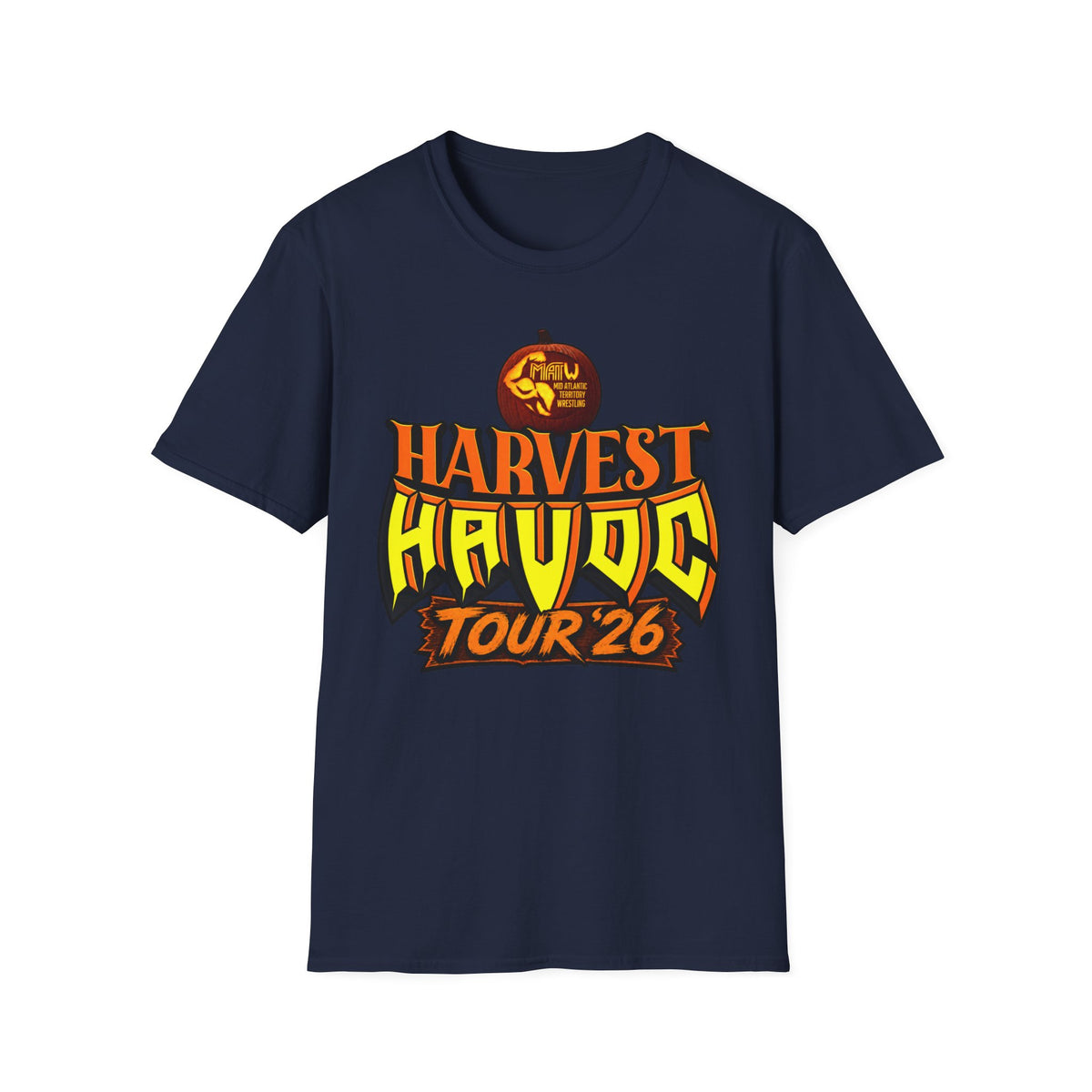 Harvest Havoc Tour '26 T-Shirt — Halloween Fall Concert Band Tee