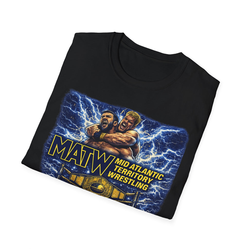 MATW Wrestling Championship T-Shirt — Mid Atlantic Territory Wrestling Graphic Tee