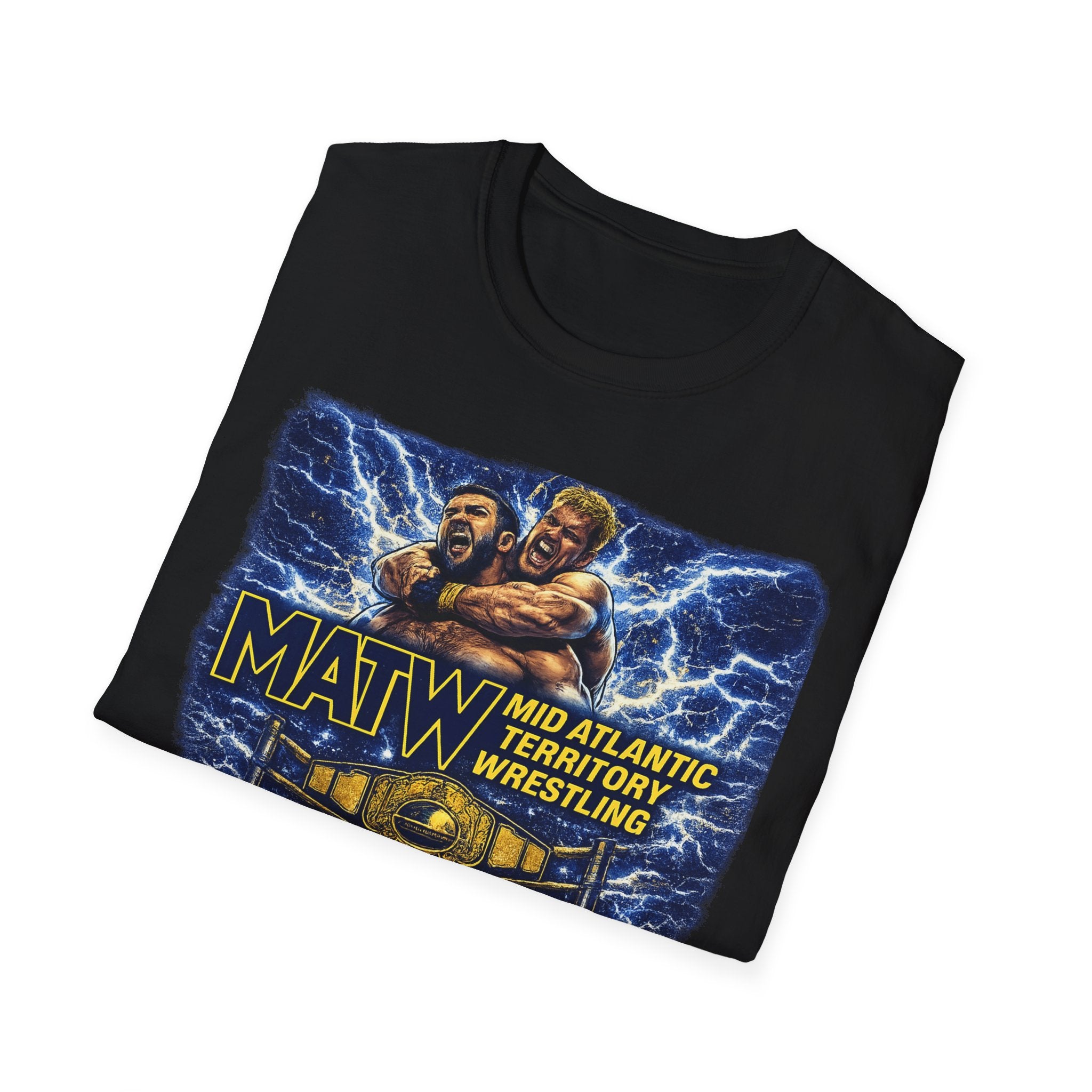 MATW Wrestling Championship T-Shirt — Mid Atlantic Territory Wrestling Graphic Tee