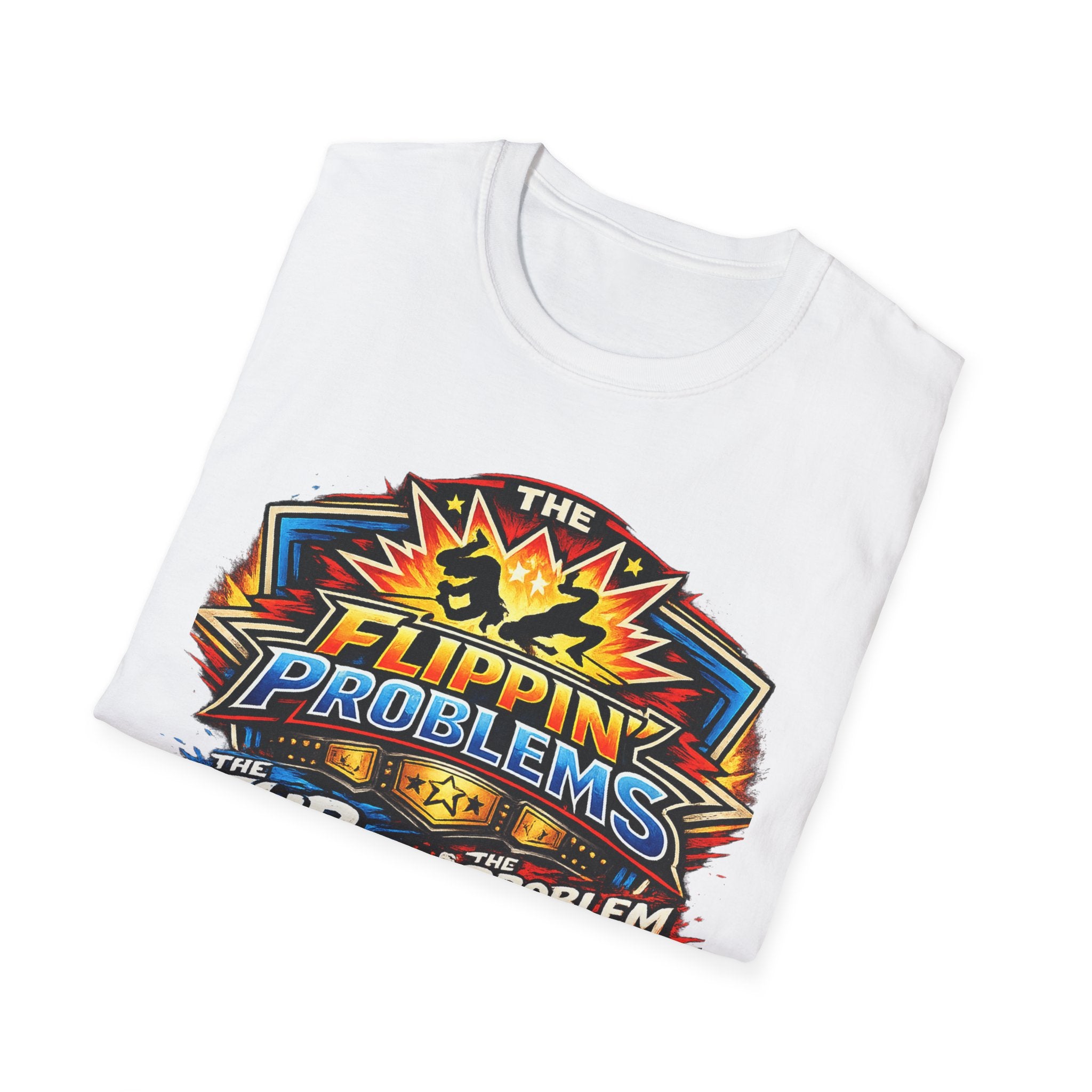 Flip Problems Graphic T-Shirt — "Flip Problem Child" Retro Gamer Design