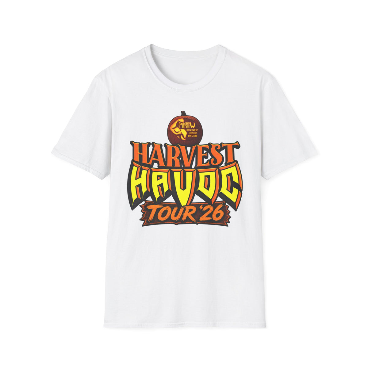 Harvest Havoc Tour '26 T-Shirt — Halloween Fall Concert Band Tee