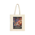 Vintage Boxing Event Poster Canvas Tote Bag — Retro Fight Night Gym Tote