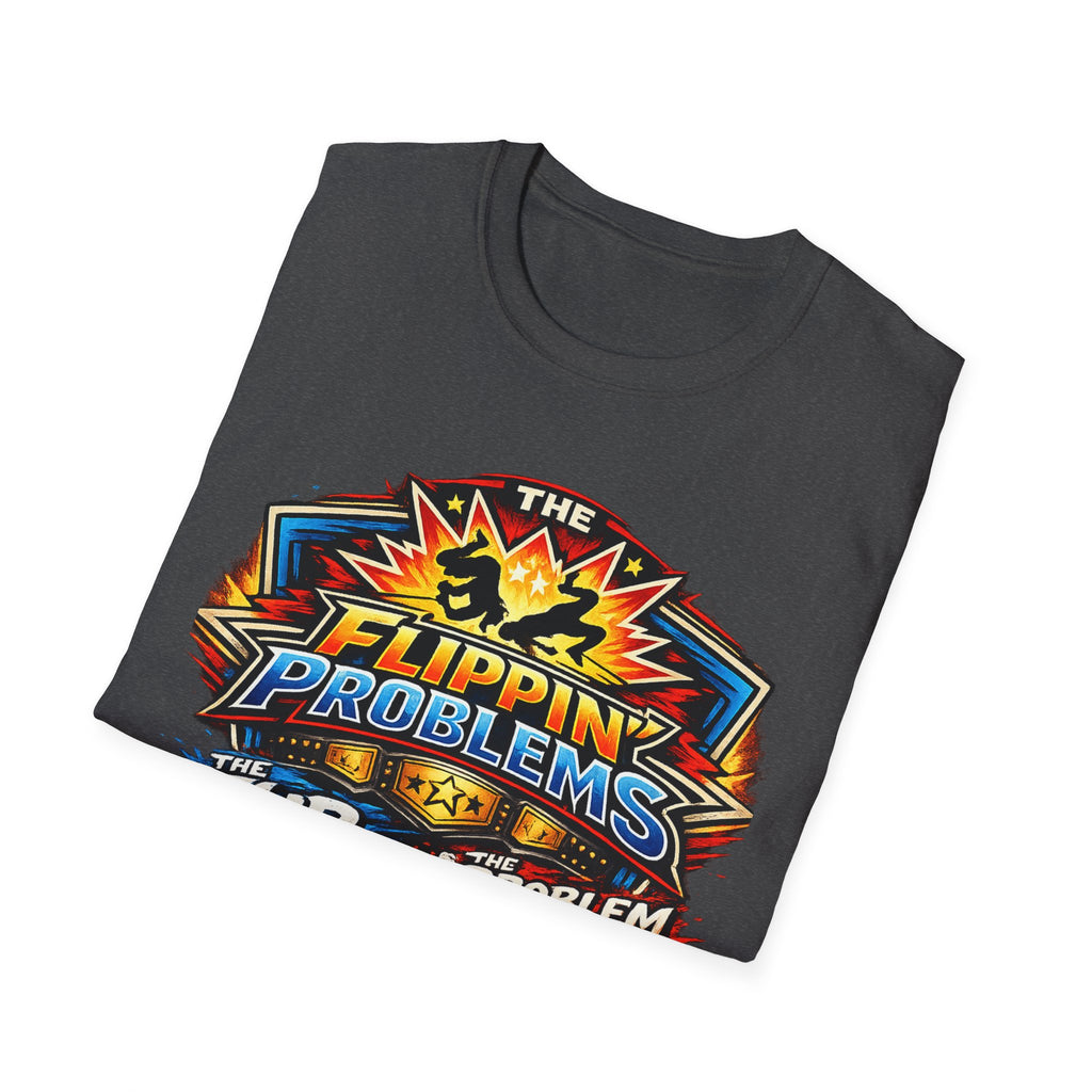 Flip Problems Graphic T-Shirt — "Flip Problem Child" Retro Gamer Design